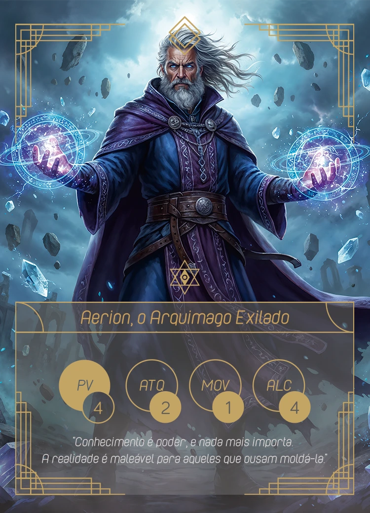 Champion Card - Aerion, the Exiled Archmage