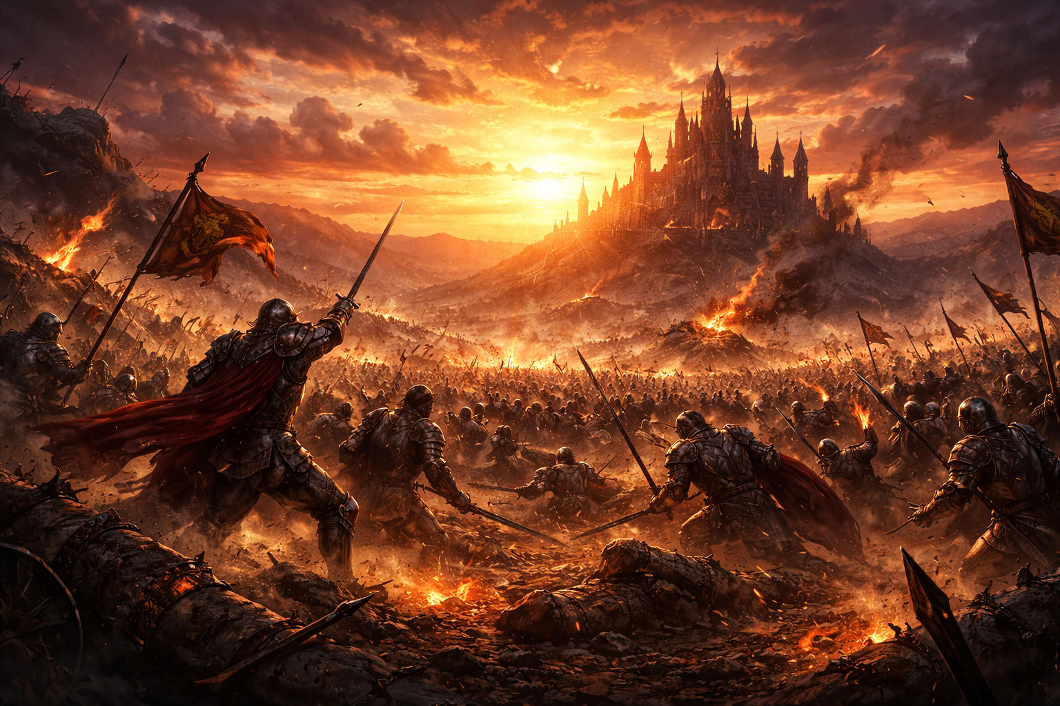 Pôr do Sol Radiante